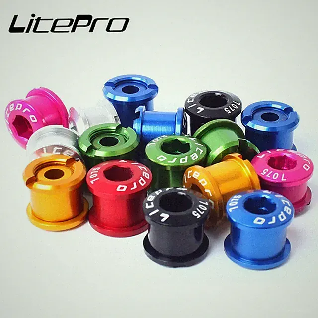 Litepro Single/Double/Triple Speed Bike Chainring Bolts Chain Ring Screws Bolts